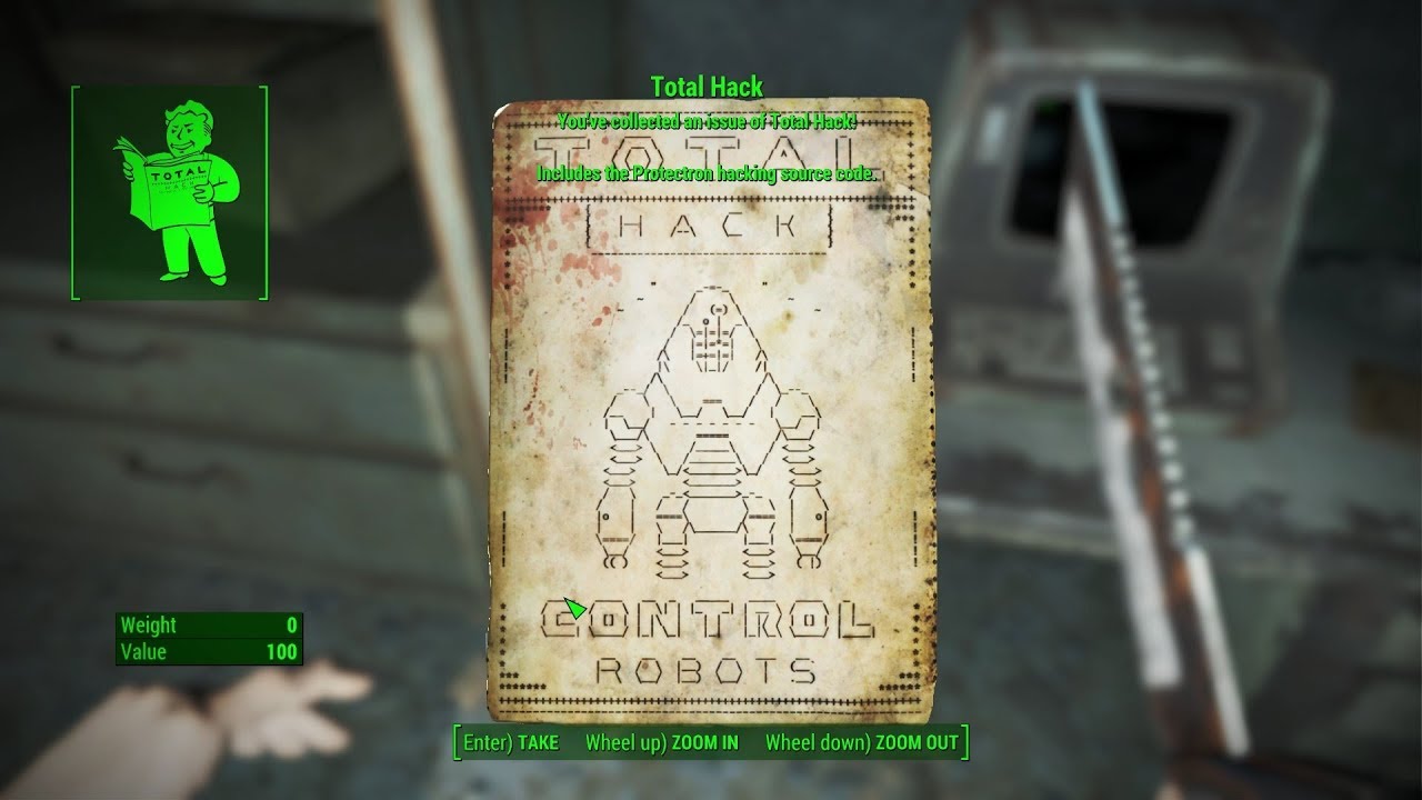 Fallout 4 Ep 275 Total Hack Control Robots Wattz Consumer Electronics