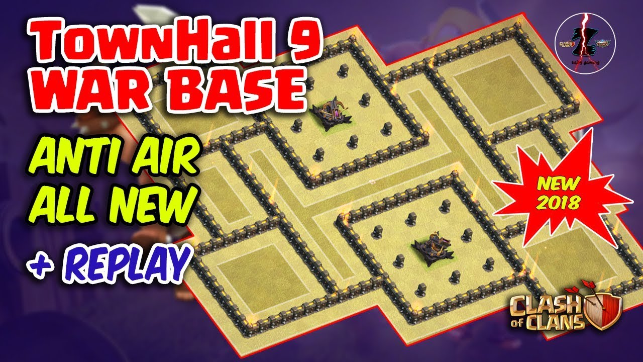 TH9 Base Anti All New | TH9 War Base 2018 | Clash of Clans