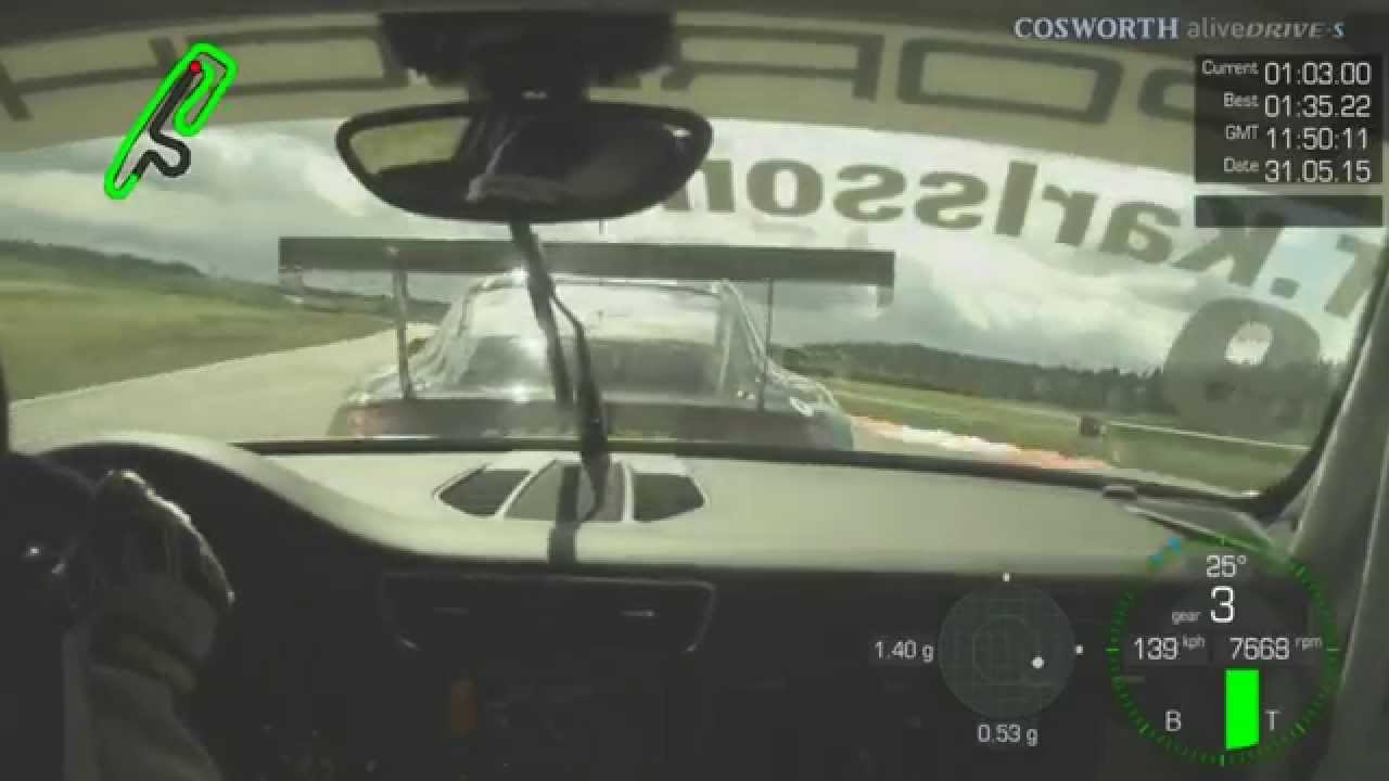 Ola Nilsson chasing Edward Sandström - Swedish GT Anderstorp