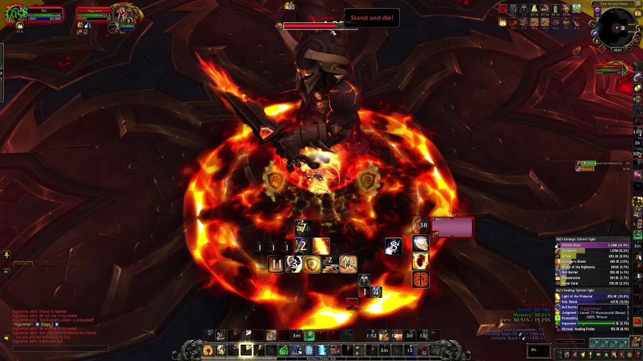 Protection Paladin Solo: Aggramar, Mythic