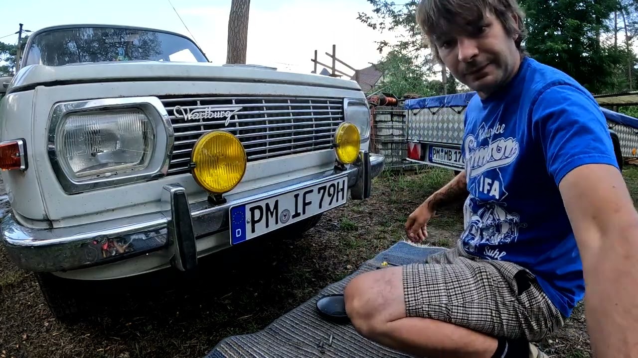 Wartburg 353 zusatz Scheinwerfer umbau