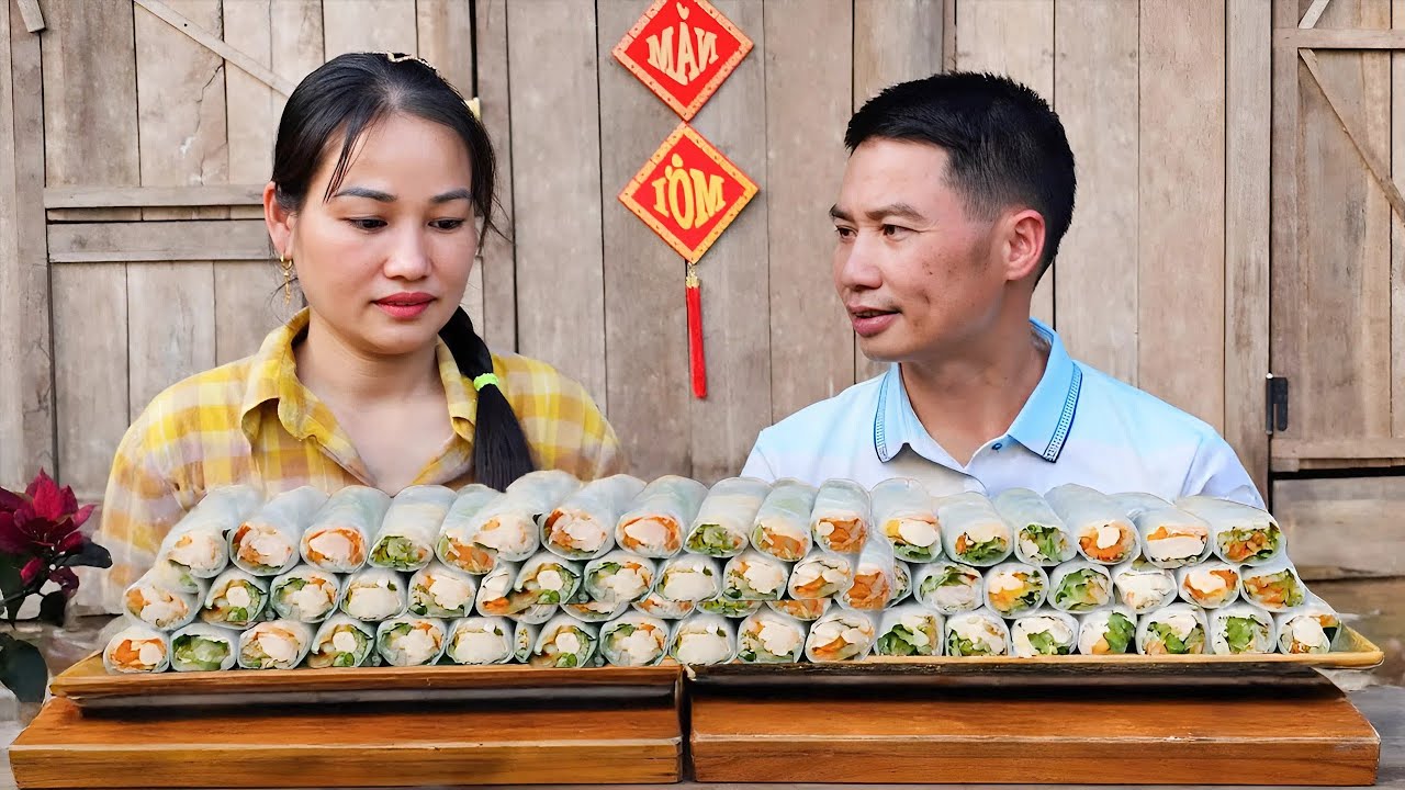 How to Make " BÁNH CUỐN" - Super Delicious - Unique - Only Available in Our Country | Lý Phúc An