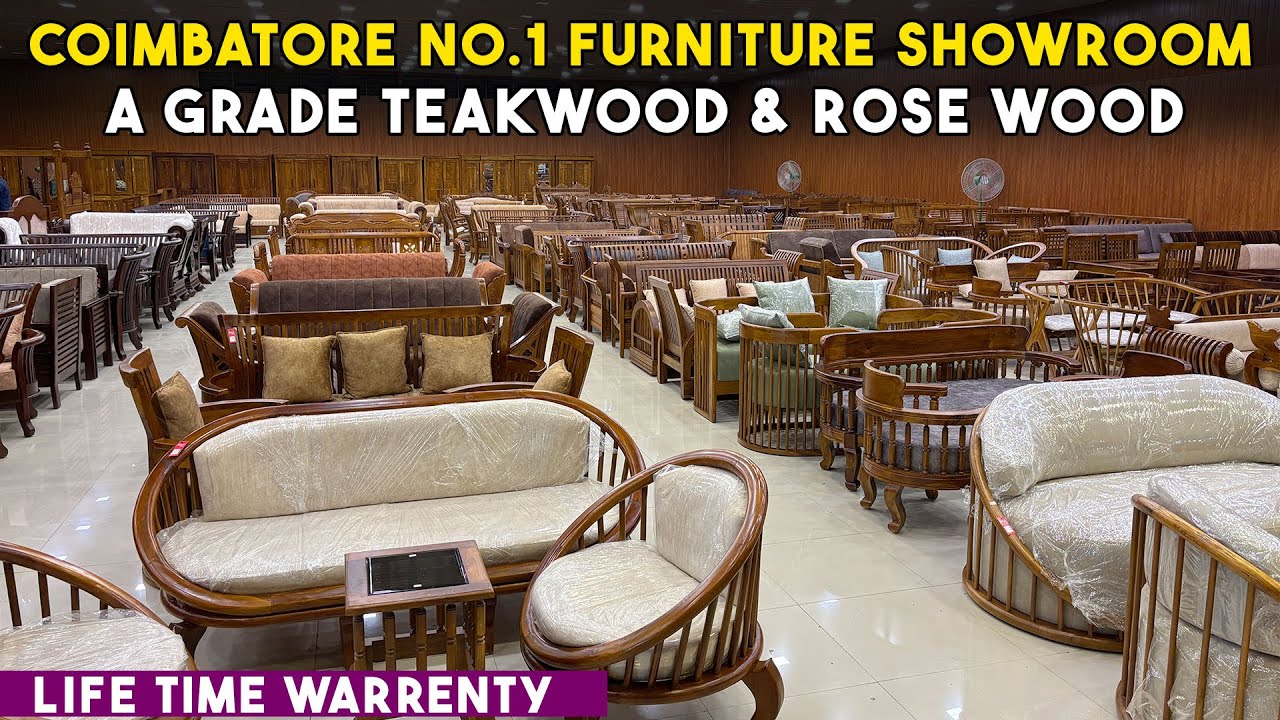 🛑Biggest Teak Wood Showroom in tamilnadu | Life Time Warrenty Capital Grand Furniture Kovai