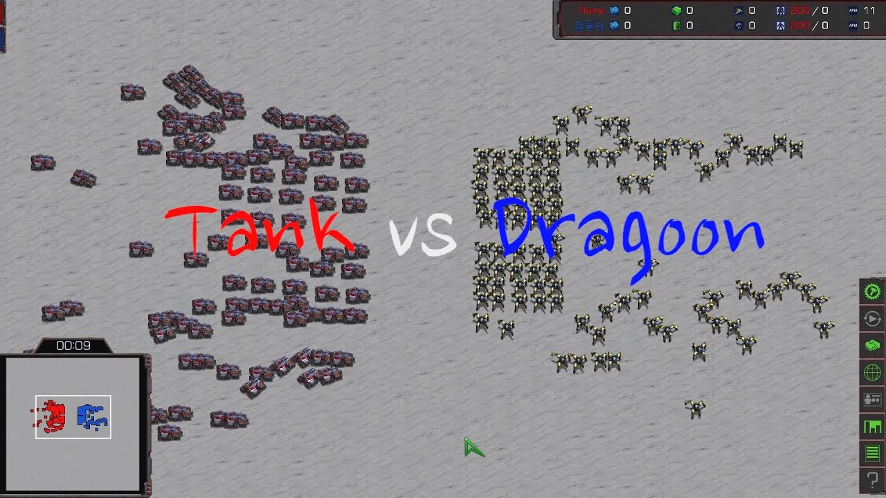 테란 vs 프로토스 200 싸움 모음