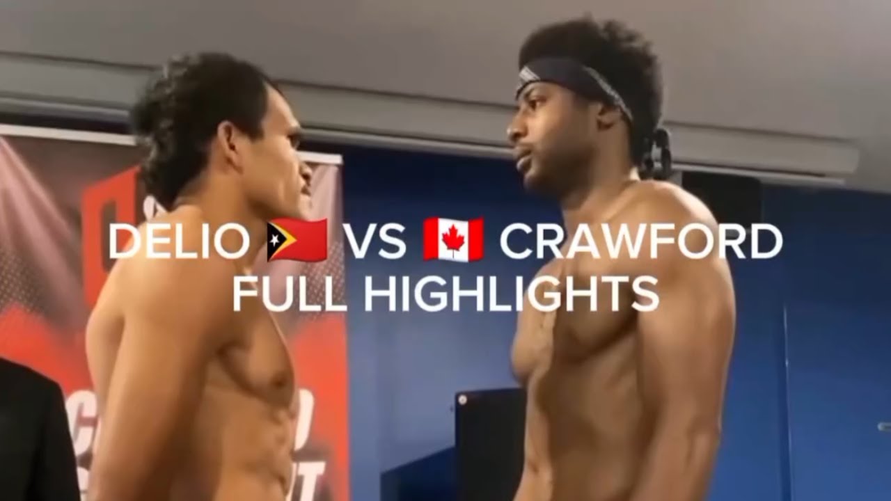DELIO VS CRAWFORD (CANADA) Full Video Fight RAME