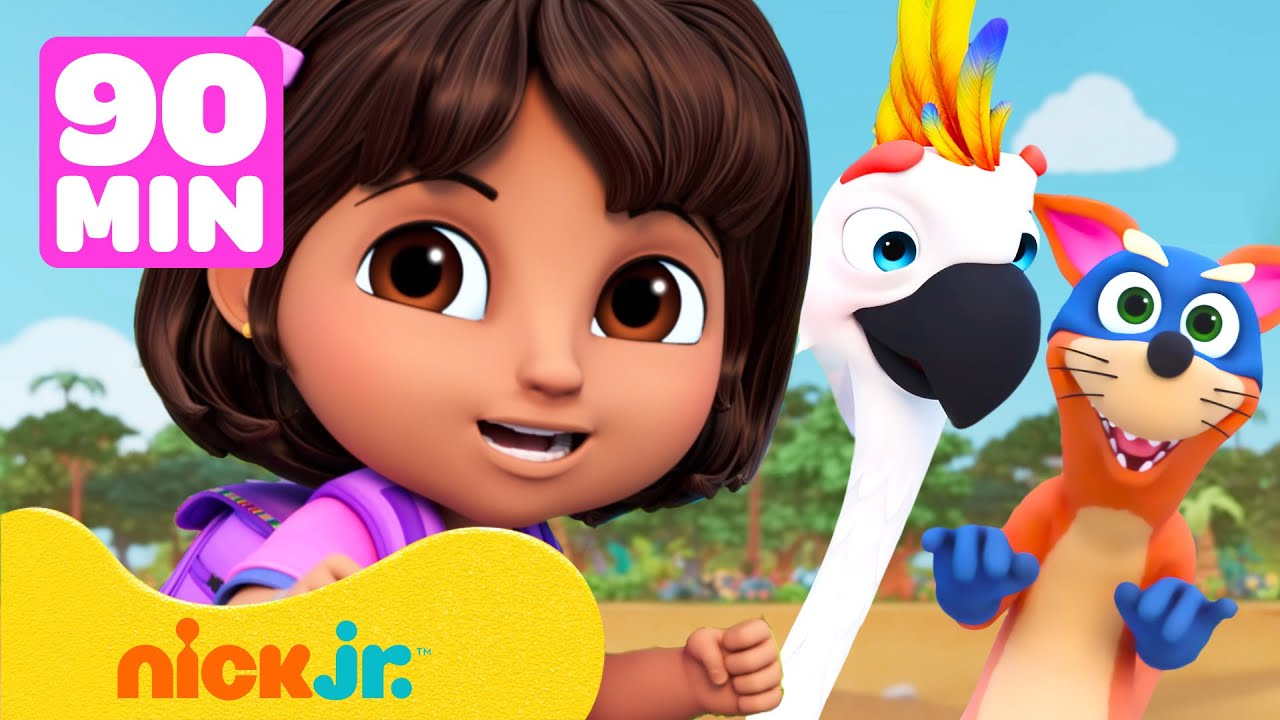 Dora | 90 MINUTI dei migliori salvataggi nella foresta pluviale di Dora & Swiper! | Nick Jr. Italia