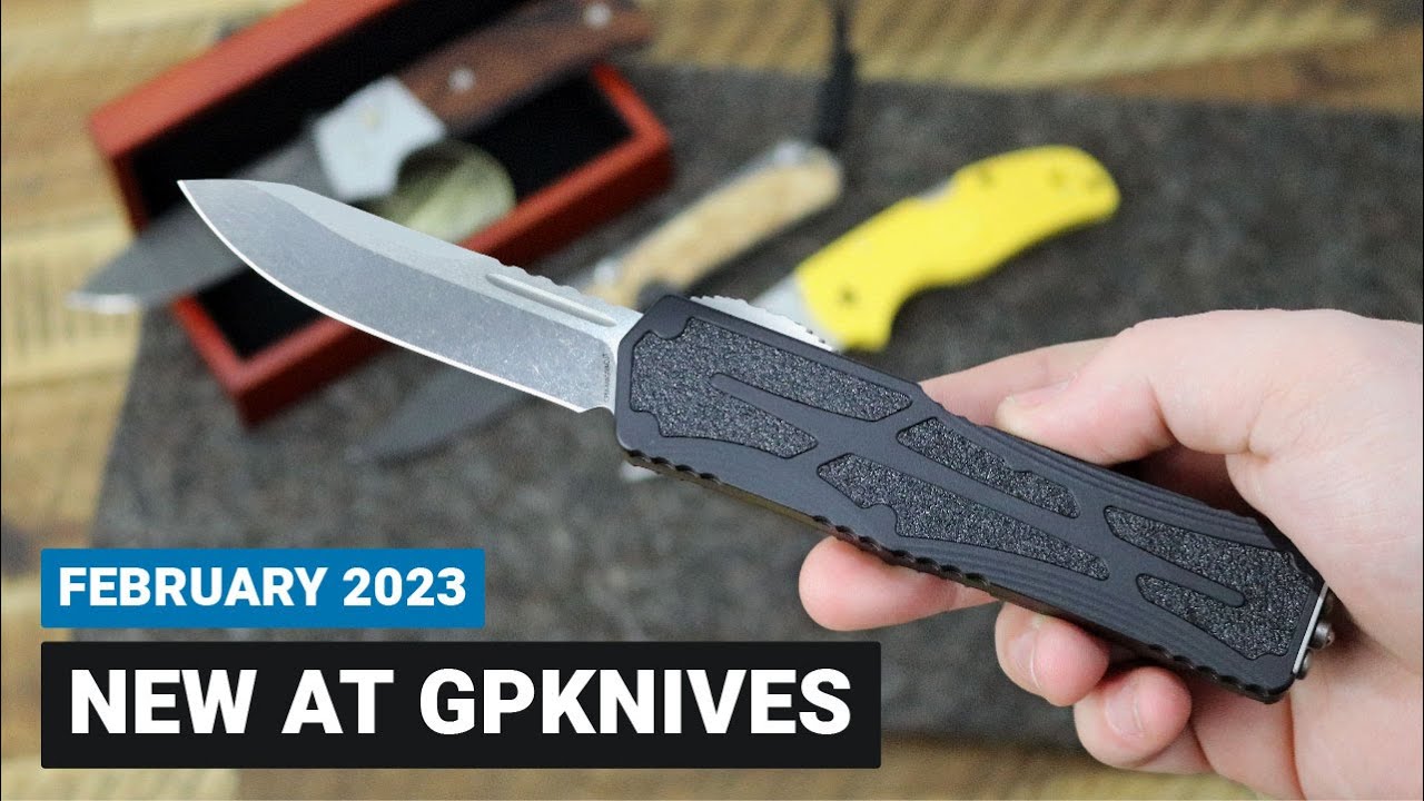 New at GPKNIVES | February 2, 2023 | Spyderco, Protech, and More!