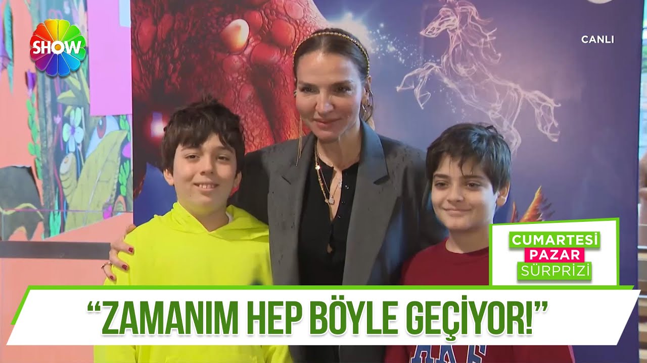 Ebru Akel oğluyla çocuk gösterisinde!