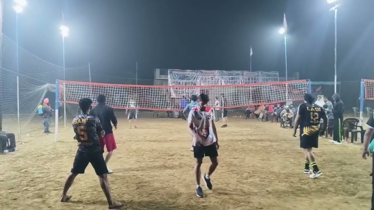 Chotu Majra (Jonty Baiyawal) Vs Dhaulmajra (Makhan) Final at Nathowal Shooting Volleyball Tournament