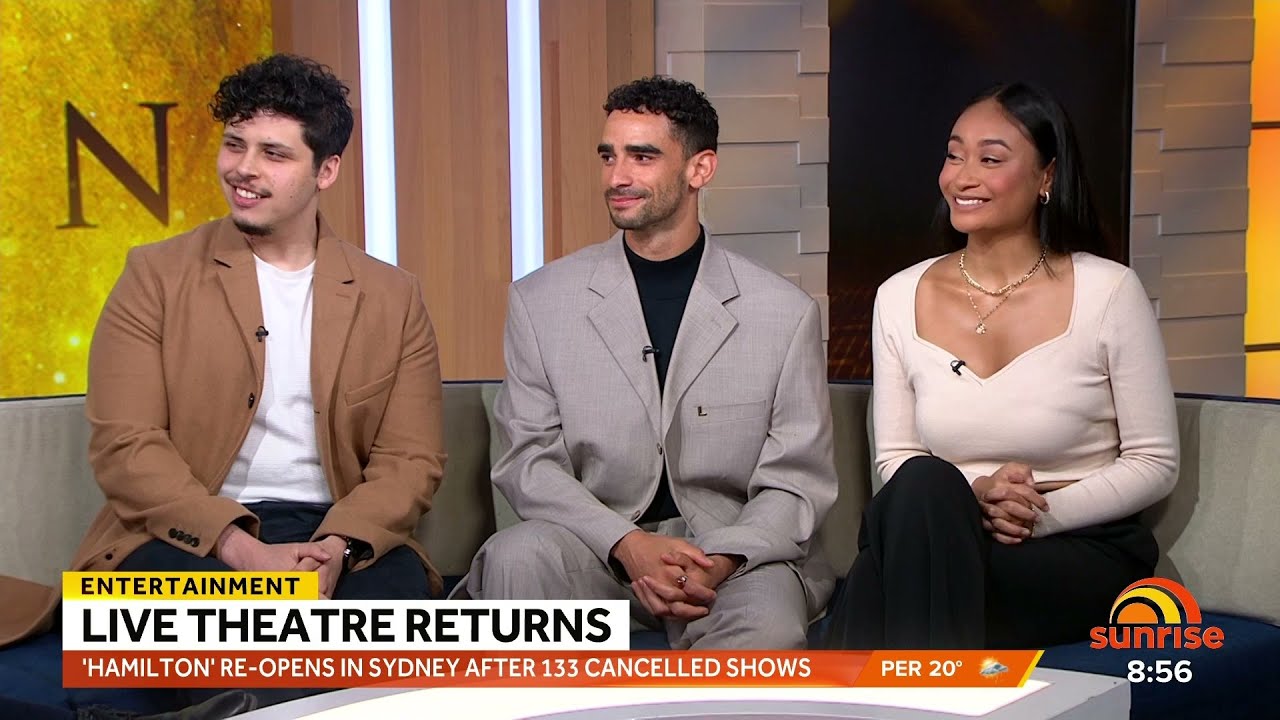 Hamilton Australia - Jason Arrow, Lyndon Watts & Elandrah Eramiha on Sunrise