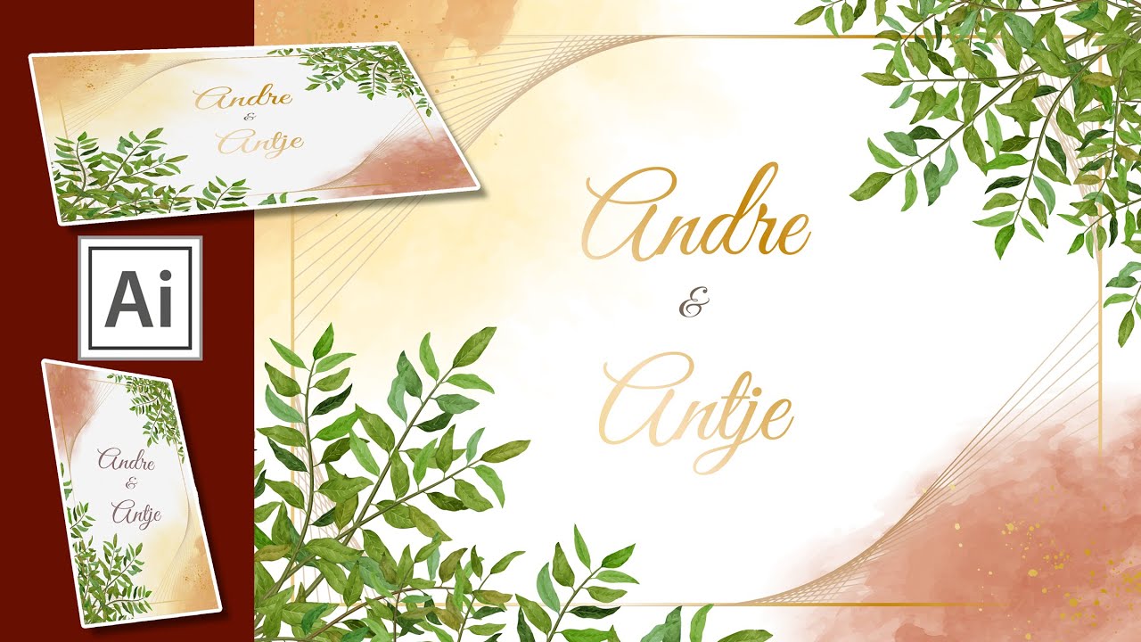How to Design a Wedding Invitation Card in Adobe Illustrator