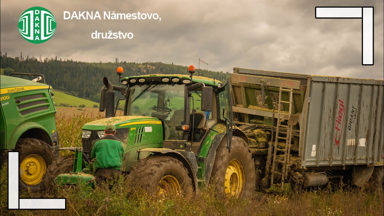 JOHN DEERE 8100i |Siláže na Orave | Mais Silage | Schlammschlacht Mais - DAKNA Námestovo, družstvo