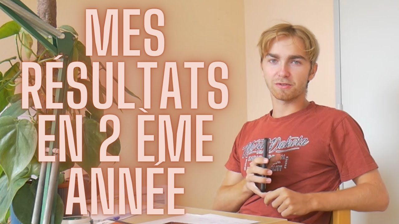 Mes résultats en 2ème année