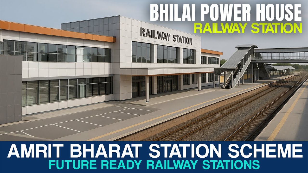 Bhilai Power House Station Redevelopment 🔧 | Amrit Bharat Scheme Update | NH53 के पास नया रूप!