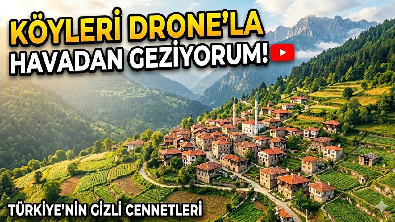 Samsun-Bafra Gökçesu köyünü havadan gezdik... (Djı mini3)