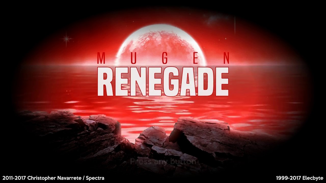 Mugen Renegade | Mugen 1.1 Screenpack Release