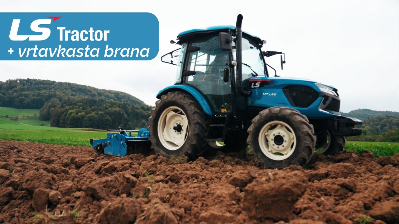 LS traktor, vrtavkasta brana LS in Alina