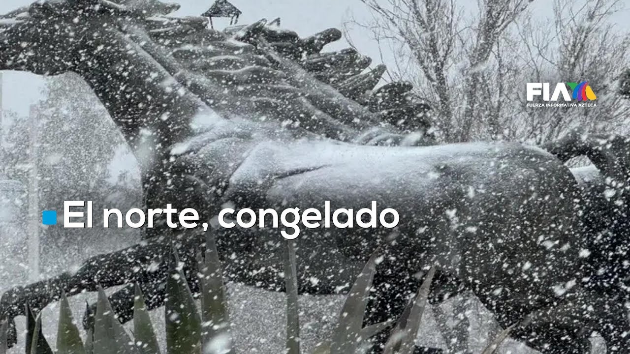 Tercera tormenta invernal congela México y EU: suspenden clases y hay víctimas