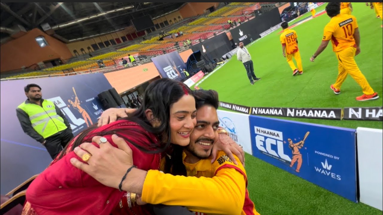 First time in stadium 😍Rachit ECL match jeet gya ❤️|| Vlog || Sibbu Giri