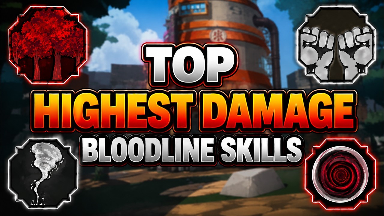 TOP 15 HIGHEST DAMAGE Bloodline Abilities In Shindo Life