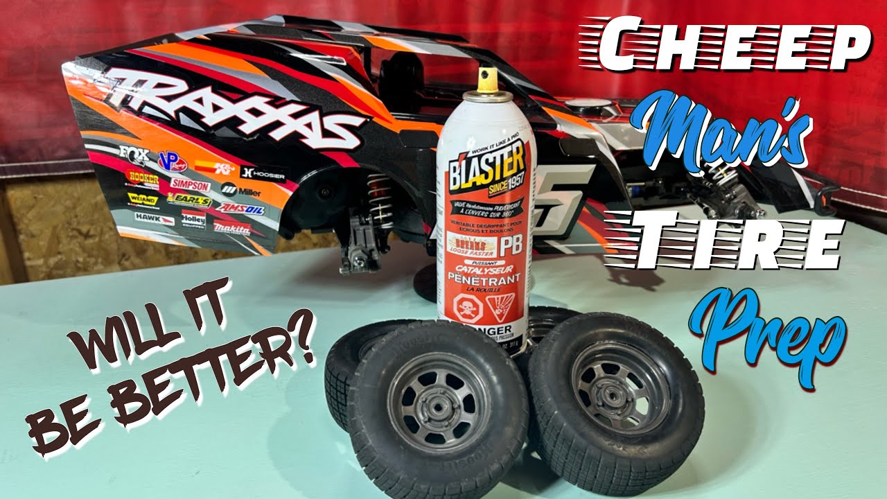 Will Tire Prep Help?PB Blaster to the Rescue! @Canadianrcguy #traxxas #modified #tireprep #howto