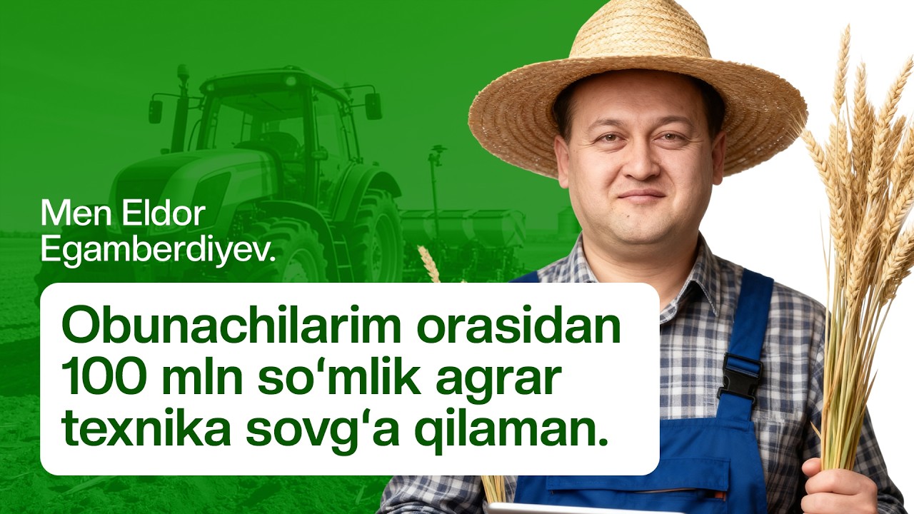 ''Traktorim bilan kuniga 10 million so'm sof foyda oldim'' Xorazmlik fermer mijozimiz