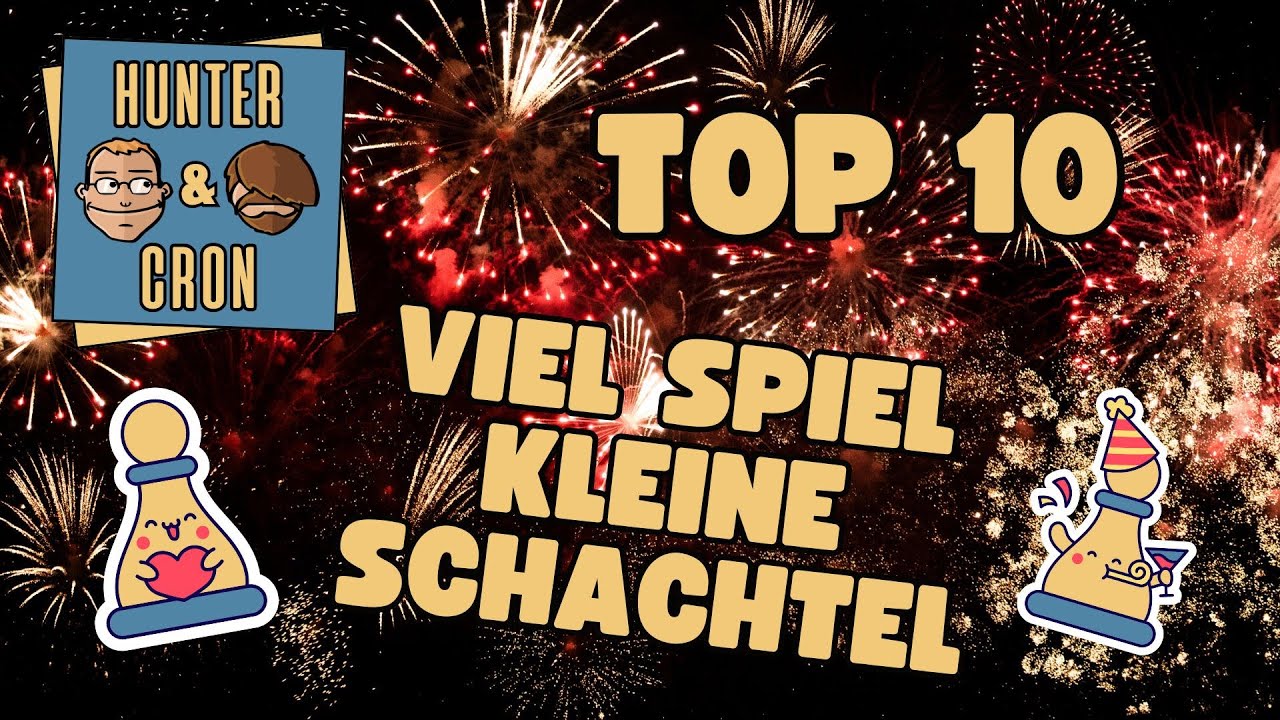 Top 10 - viel Spiel in mittelgroßer Schachtel – Hunter & Cron Brettspielshow Folge 2.7