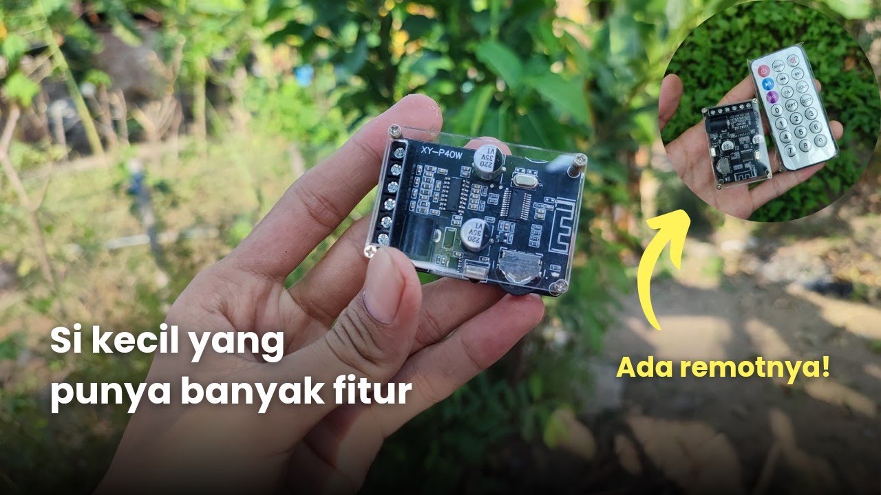 Review amplifier mini bluetooth XY-P40W cocok buat DIY portable