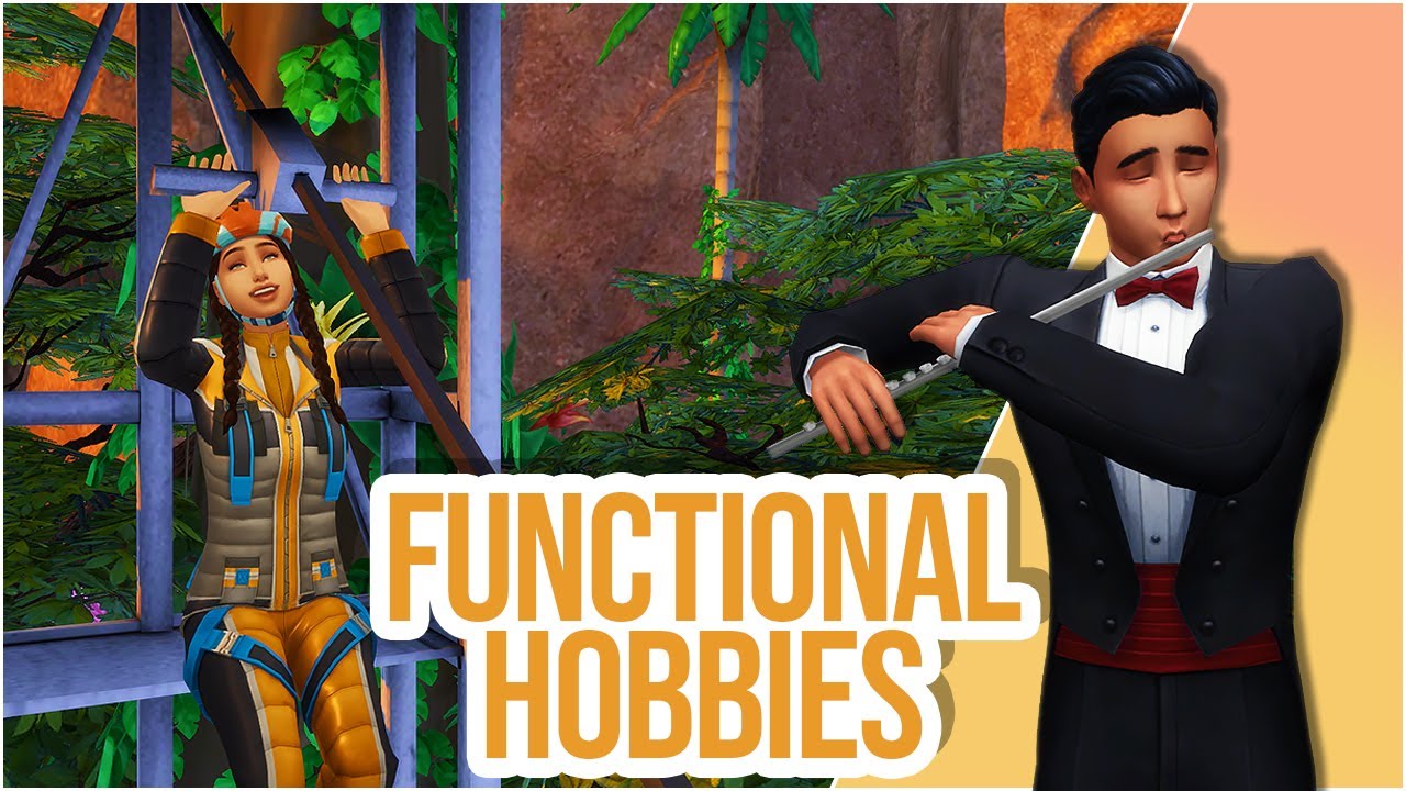 ZIP LINES & NEW INSTRUMENTS 🏕️🎷 - Functional Hobby CC Showcase