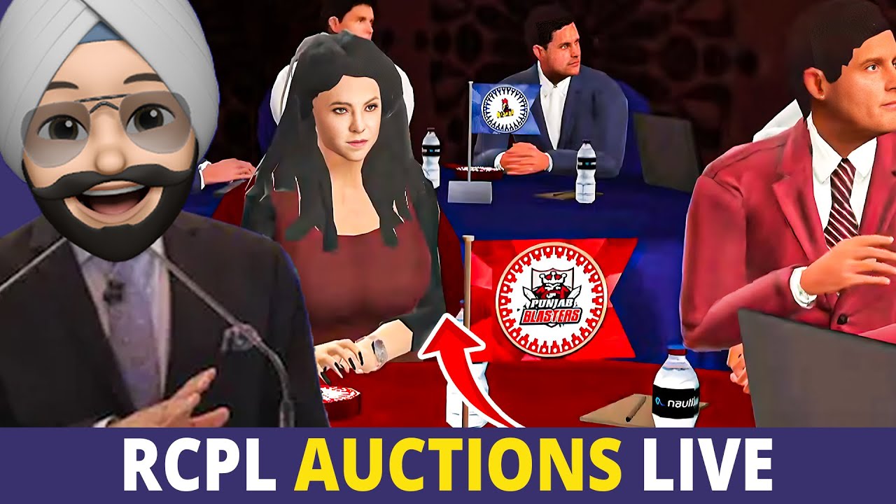 RCPL 2024 AUCTION IN REAL CRICKET 24 (RC24) - SINGHGAMINGWORLD