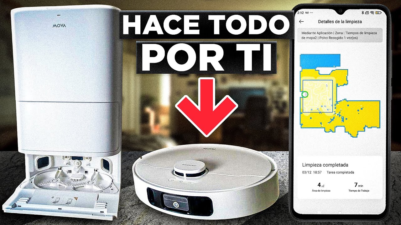 El Robot Aspirador MAS COMPLETO CALIDAD-PRECIO del MERCADO 2026 🤖🧹 | Mova E40 Ultra Review