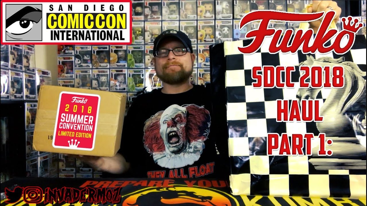 SDCC 2018 SHARED SUMMER CONVENTION FUNKO HAUL PART: 1