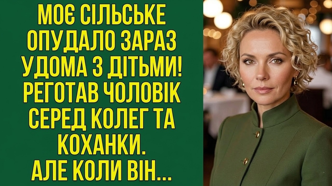 Він насміхався: «Моє сільське опудало з дітьми вдома!» — але правда шокувала всіх