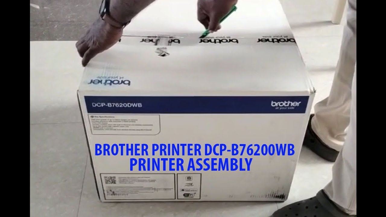 BROTHER PRINTER MODEL-DCP B7620DWB INSTALLATION IN TELUGU