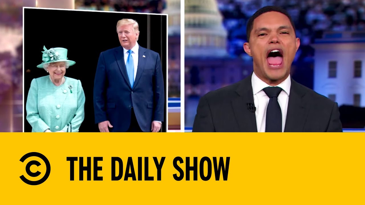 Donald Trump Receives a Royal Welcome In The UK | The Daily Show with Trevor Noah