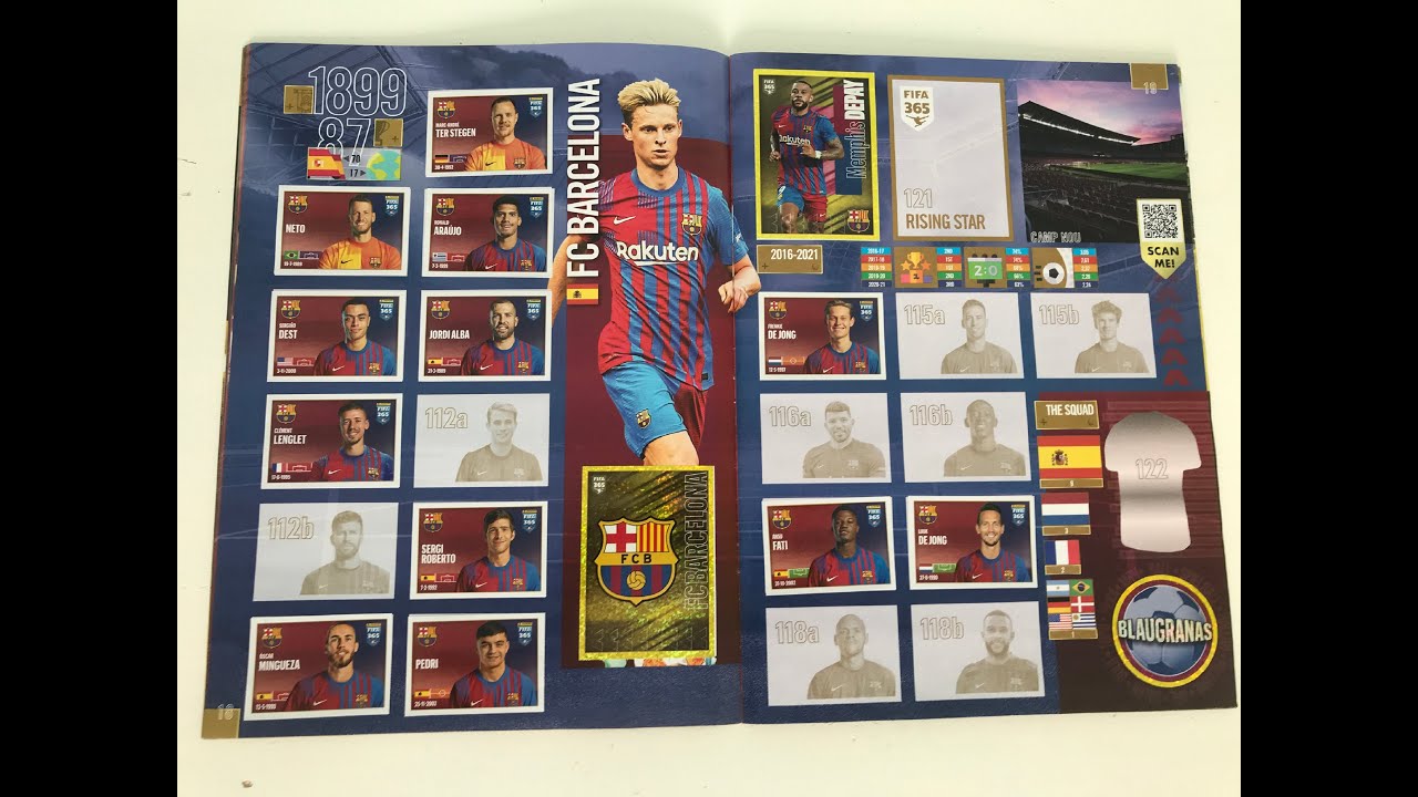 Клеим наклейки в журнал PANINI FIFA 365 2022. Часть 2
