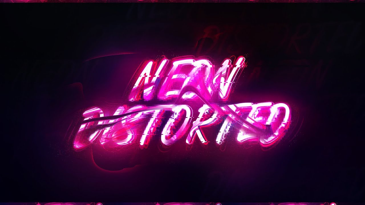 Photoshop Text Effect: Neon Siphon Distortion