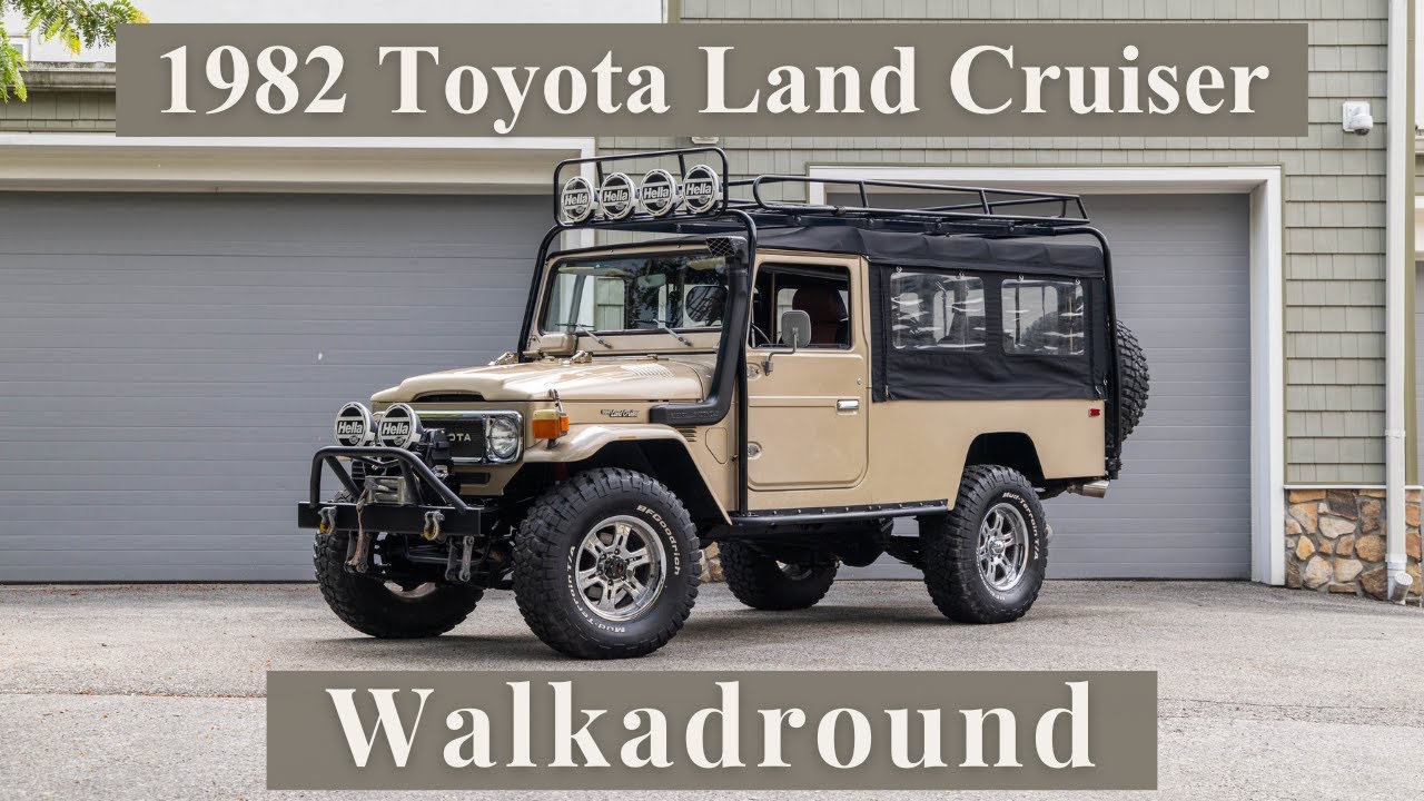 Walkaround : V8-Swapped 1982 Toyota Land Cruiser FJ45 Troopy &ndash; Golden Almond Metallic Beast!