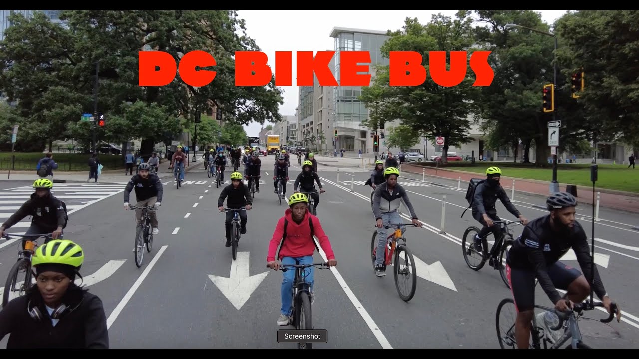 Dunbar High School's Coach Clark Leads DC's Bike Bus (and Receives a World Bicycle Day Award!)
