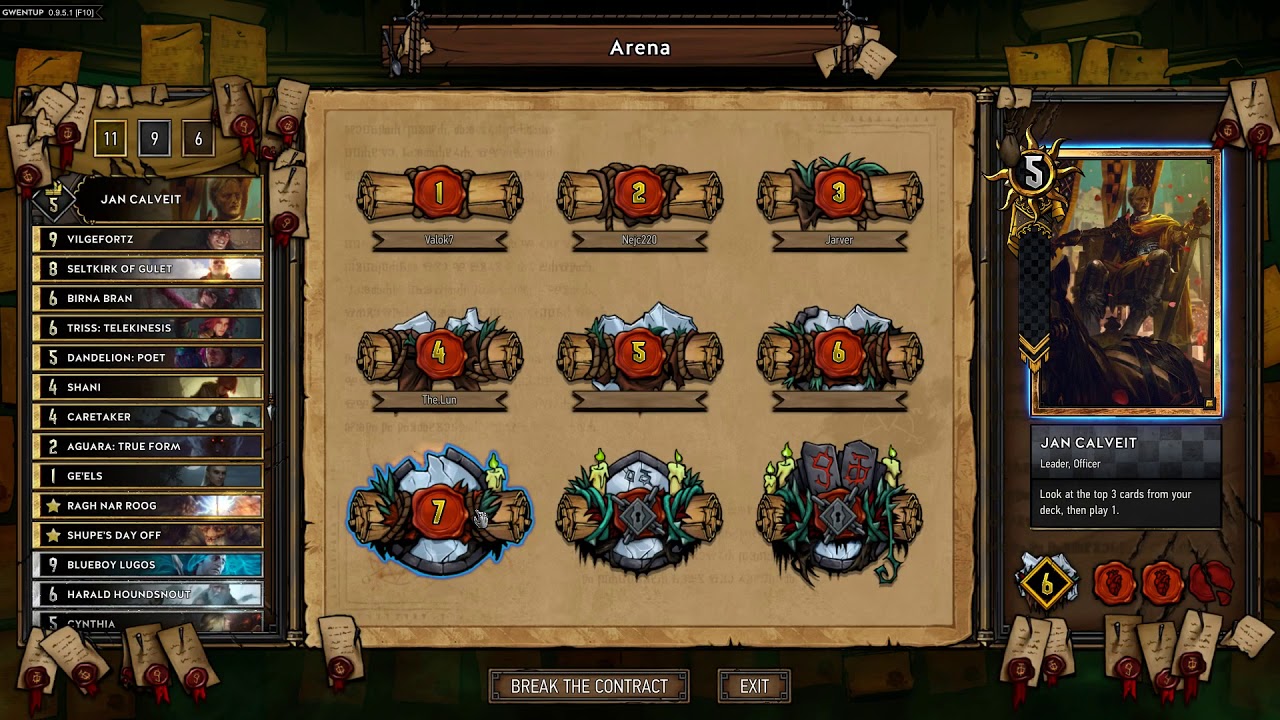 Gwent Public Beta - 0.9.22.6.421. : Arena Run wins #7 and #8