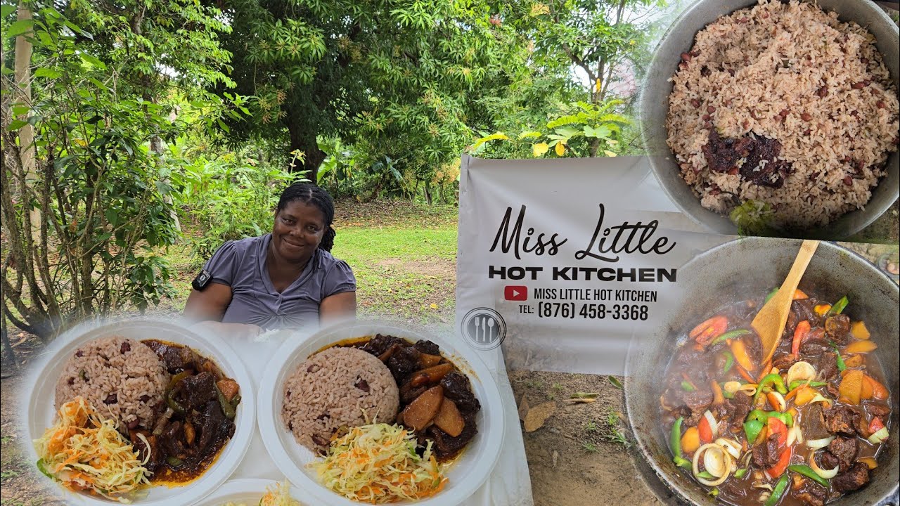 How To Cook Stew Beef And Rice & Peas|Jamaican Way