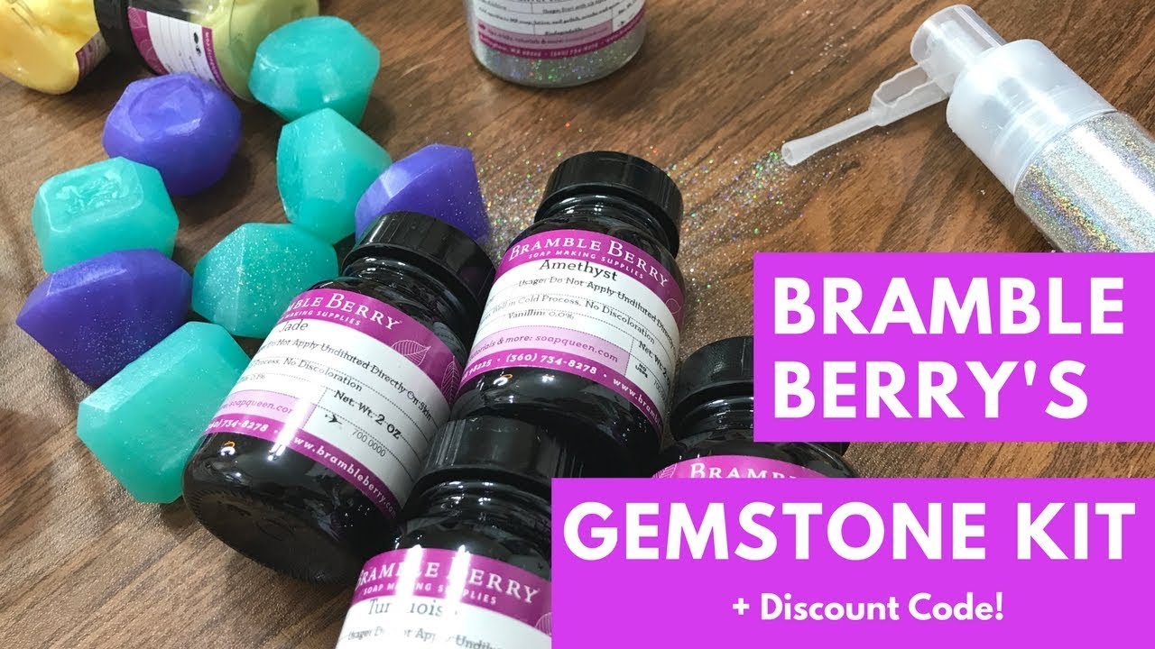 Playing with Bramble Berry's Gemstone Collection Kit + Discount Code!