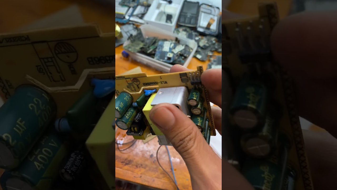 Cara memperbaiki product schematic rusak, charger 6 port sunshine