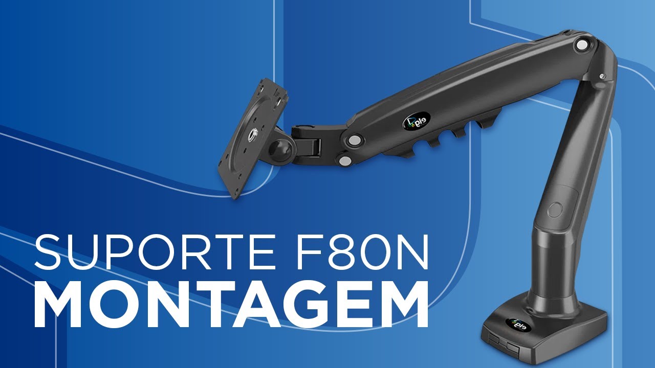 Suporte Articulado de Mesa Para Monitores - F80N