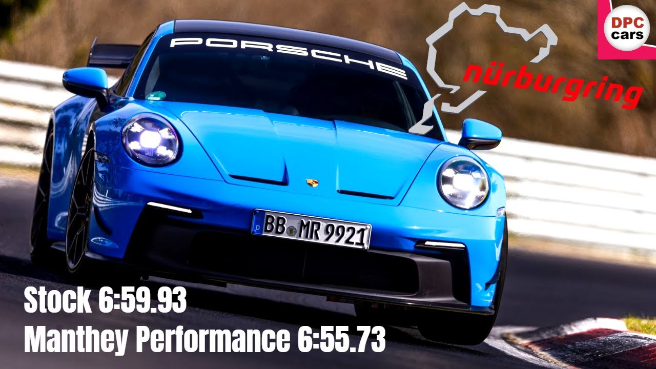 2022 Porsche 911 GT3 Manthey Performance Kit vs Stock GT3 Nurburgring Lap
