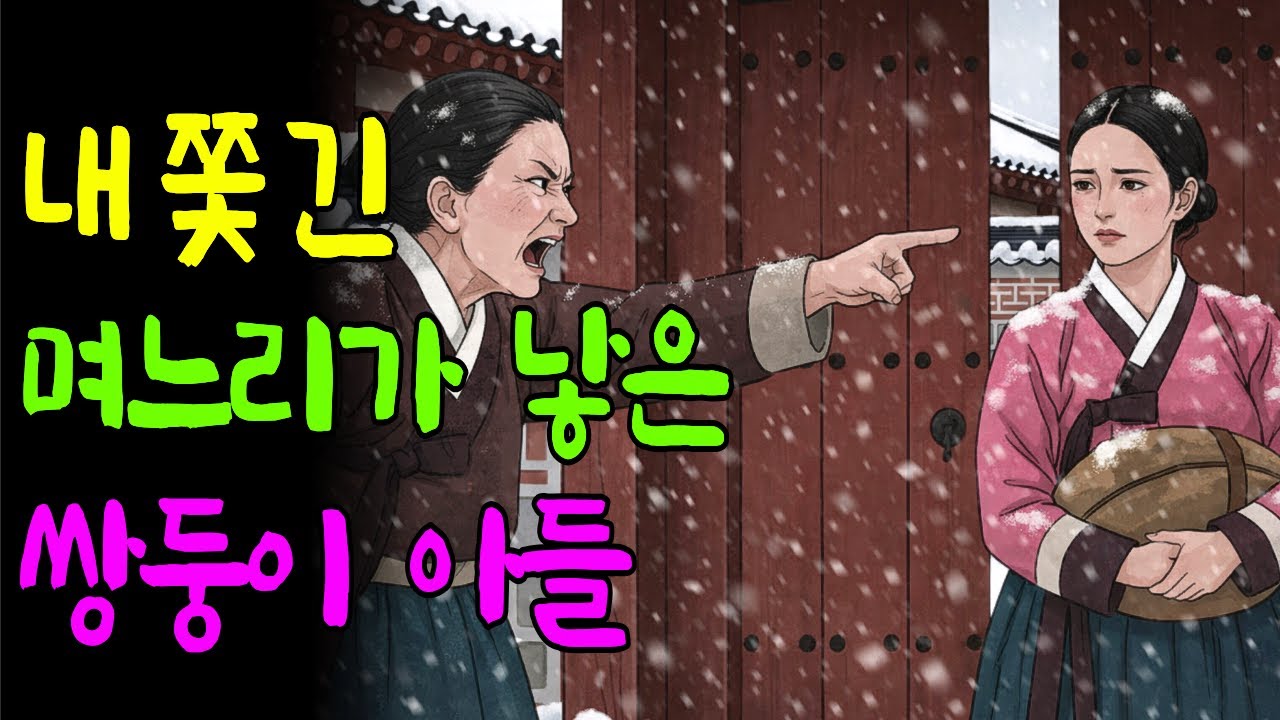쫓겨난 며느리가 낳은 쌍둥이 아들 민담 | 전설 | 설화 | 옛날이야기