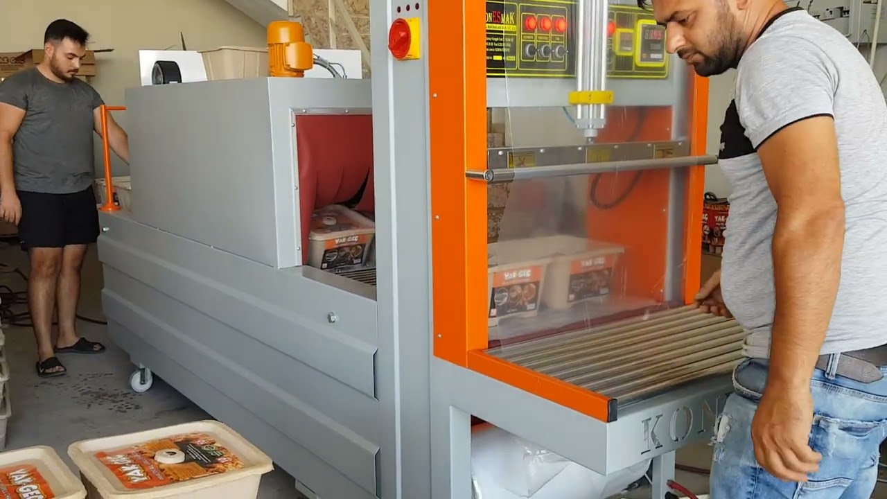 KONESMAK MANGAL KÖMÜRÜ ŞHRİNK AMBALAJ MAKİNASI