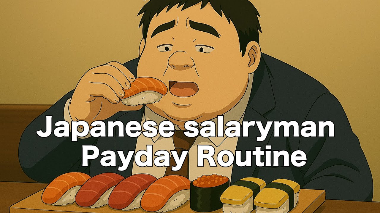 The payday routine of Japanese salarymen