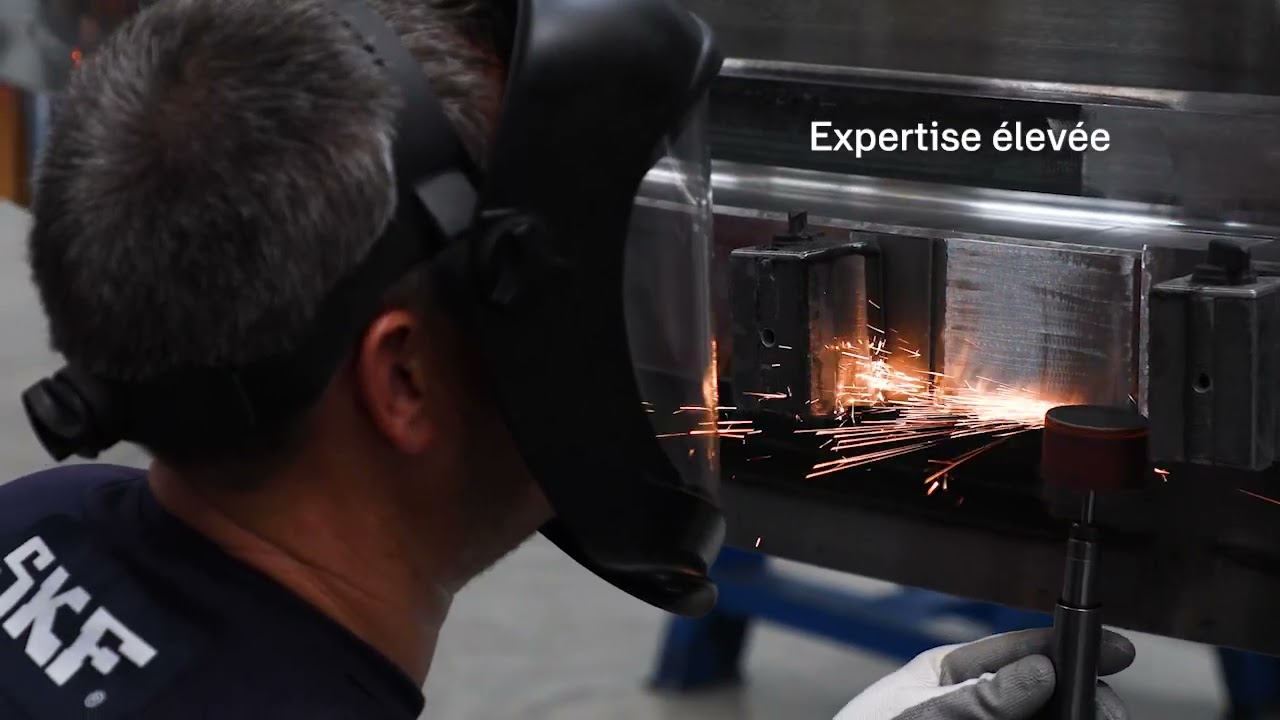 Centre de production SKF spécialisé dans les roulements de très grandes dimensions