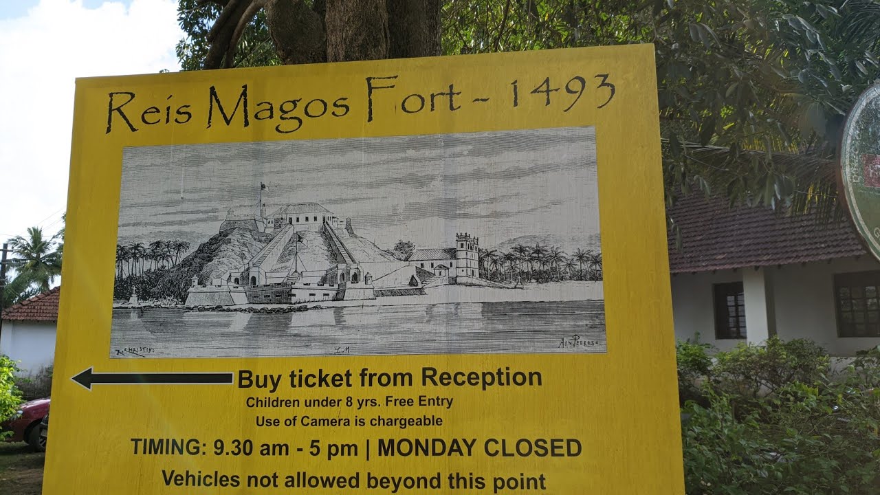 A 16th-century fort in Goa. Reis Magos Fort. Must visit fort in Goa.